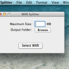 WordPress WXR file splitter for Mac OS X
