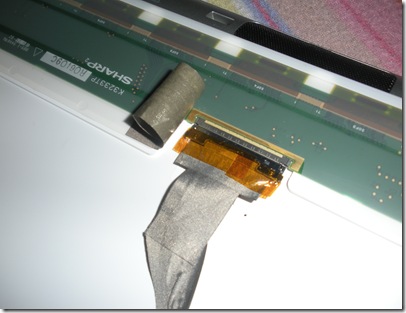 laptop connector screen lcd replace broken unplug backlight couldn