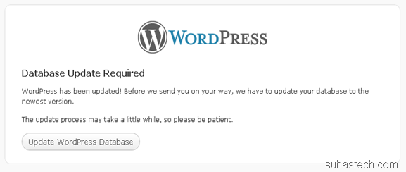 wordpress-database-update